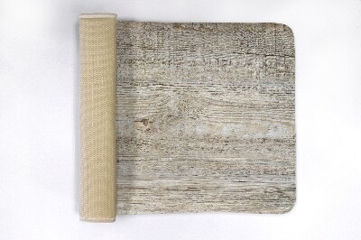 Bathroom mat Wooden panels