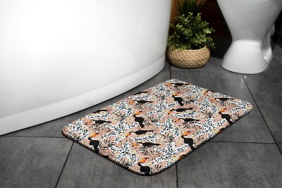 Bathmat Bird toucan plant