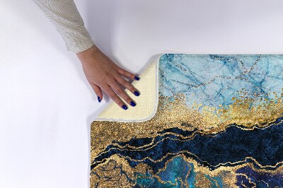 Bathmat Blue marble