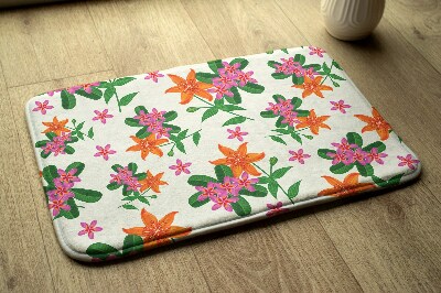 Bathmat Floral pattern