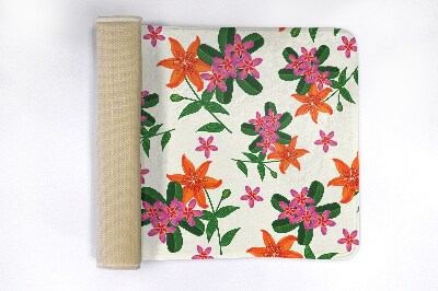 Bathmat Floral pattern