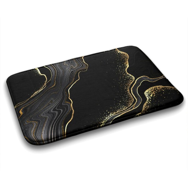 Bath mat Black marble