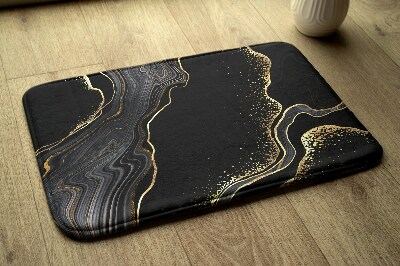 Bath mat Black marble