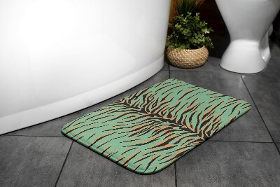 Bathroom rug Tiger stripes abstraction