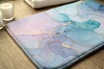 Bathmat Colorful marble