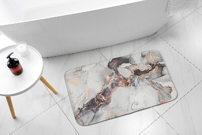 Bath mat Bright marble