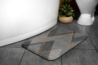 Bath rug Geometric patterns