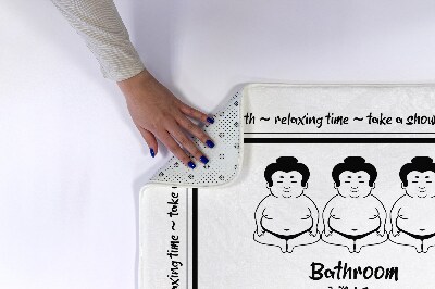 Bathmat Sumo players