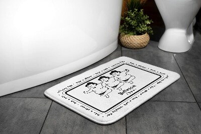 Bath mat Sumo players