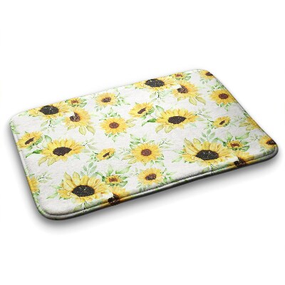 Bathmat Sunflowers flowers