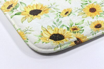 Bathmat Sunflowers flowers