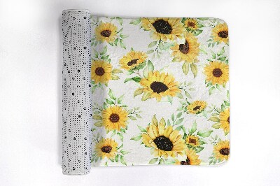 Bathmat Sunflowers flowers
