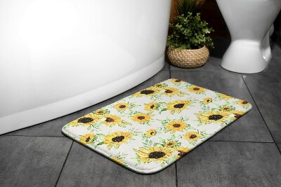 Bathmat Sunflowers flowers