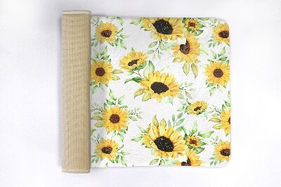 Bathmat Sunflowers flowers