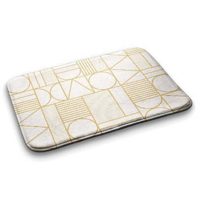 Bath mat Geometric patterns