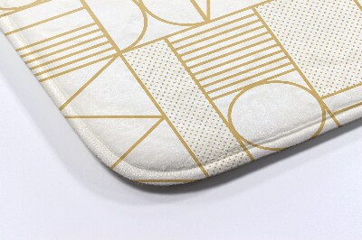 Bath mat Geometric patterns