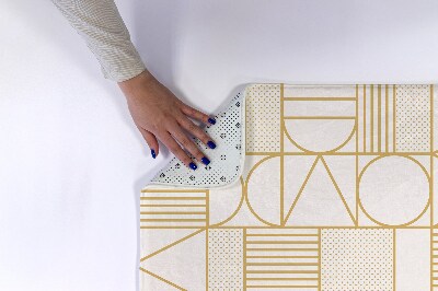 Bath mat Geometric patterns