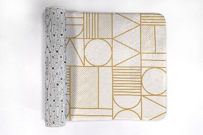 Bath mat Geometric patterns