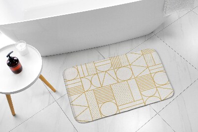 Bath mat Geometric patterns