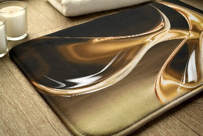 Bathmat Gold abstraction