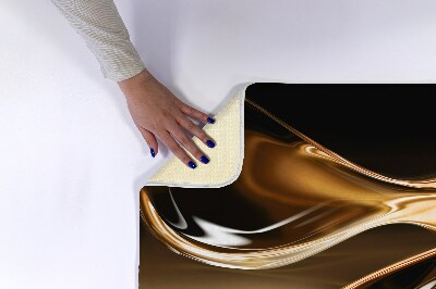 Bathmat Gold abstraction