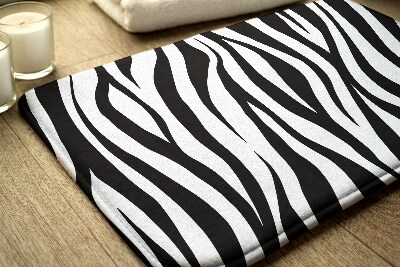 Bathmat Zebra stripes