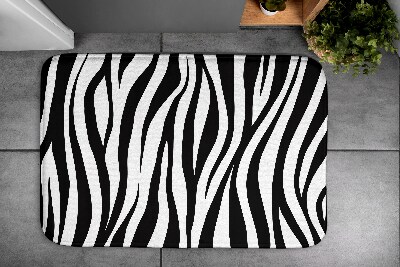 Bathmat Zebra stripes
