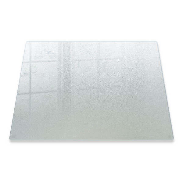 Glass chopping board Rectangular semi-transparent