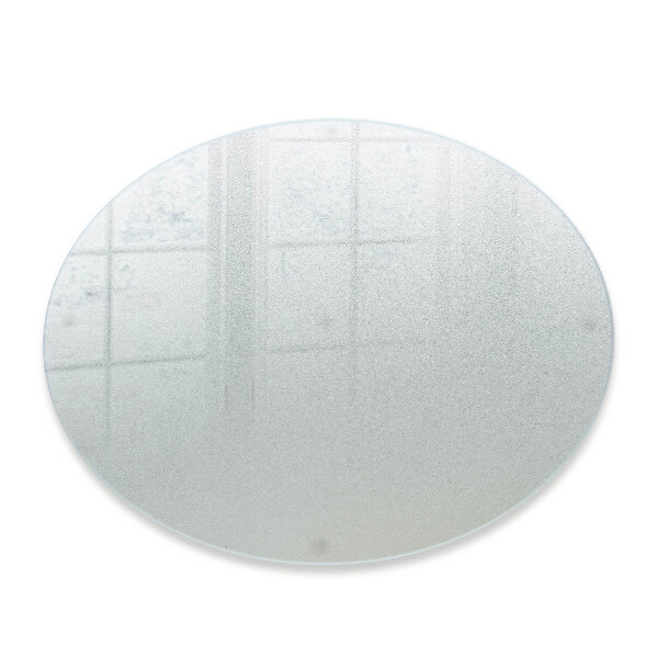 Chopping board glass Round frosted