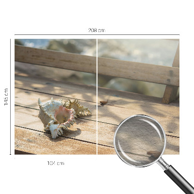 Non-woven wall mural featuring a relaxing scene