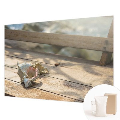 Non-woven wall mural featuring a relaxing scene