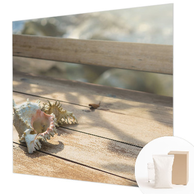Non-woven wall mural featuring a relaxing scene