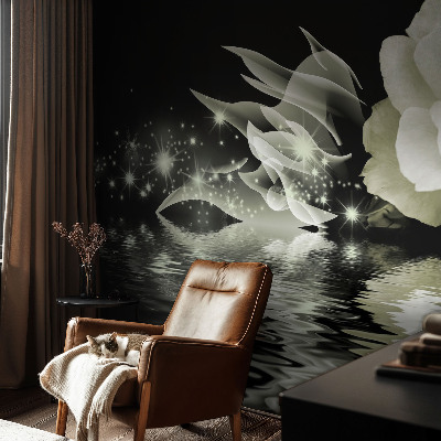 Wallpaper mural Luminous rose