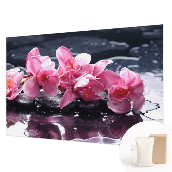 Wallpaper mural for living room with a floral elegant design