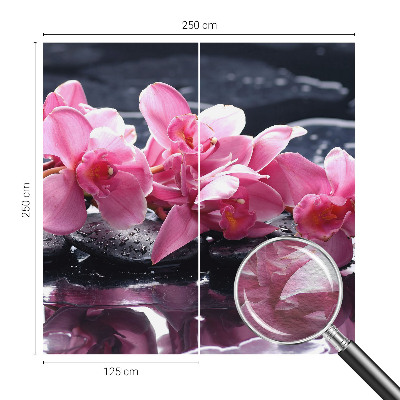 Wallpaper mural for living room with a floral elegant design