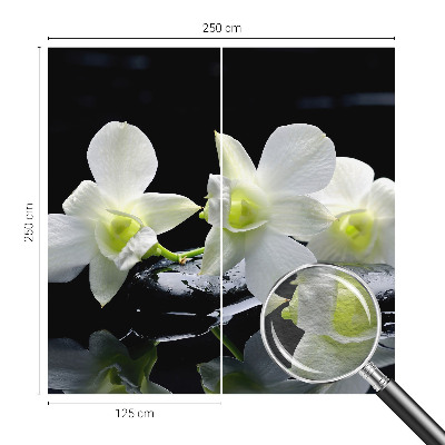 Bedroom wall mural wallpaper Flowers and stones