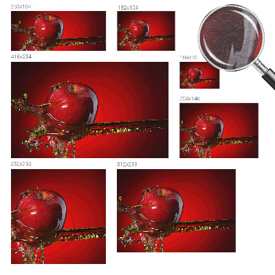 Large wall mural wallpaper with a juicy energy design
