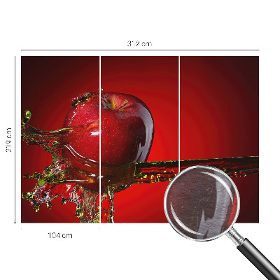 Large wall mural wallpaper with a juicy energy design