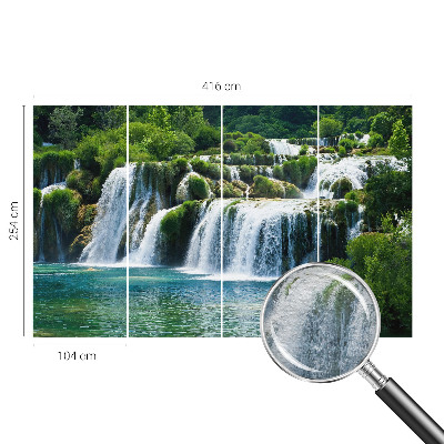 Modern wall mural for bedroom with a natural harmony design