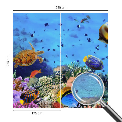 High quality photo wallpaper featuring a coral reef motif