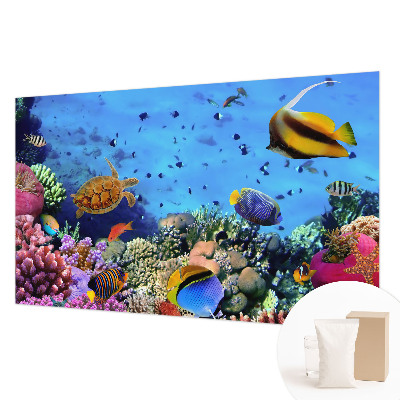 High quality photo wallpaper featuring a coral reef motif