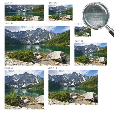 Wall mural Mountain lake