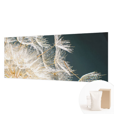 Wallpaper mural with a dandelion motif called 