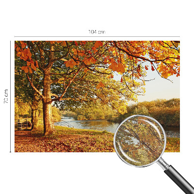 Photo wall mural Coastal autumn