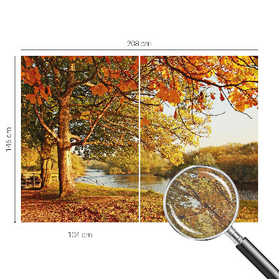 Photo wall mural Coastal autumn