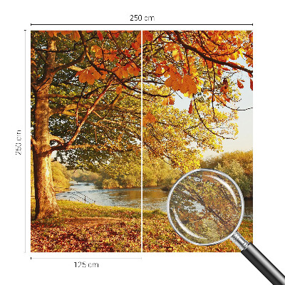 Photo wall mural Coastal autumn