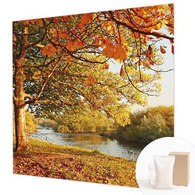 Photo wall mural Coastal autumn