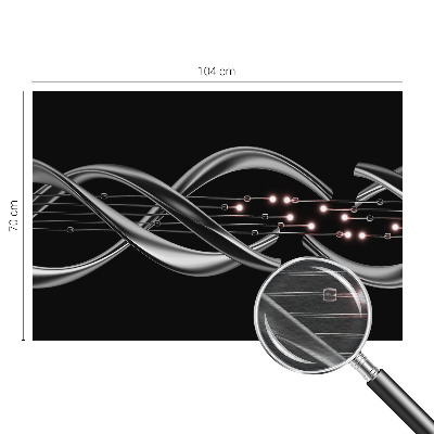 Wall mural for bedroom with a braided pattern