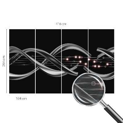 Wall mural for bedroom Braided pattern