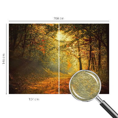 Custom size wall mural Autumn landscape